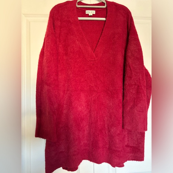 Ava & Viv Sweaters - Ava & Viv soft red sweater - size 3x